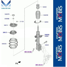 mobis ammortizator peredniy hyundai staria 2021-25